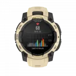 Смарт-годинник Garmin Instinct 3 45 мм, AMOLED Citrine бежевий з Citrine бежевим силіконовим ремінцем
