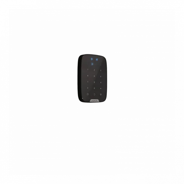 Бездротова сенсорна клавіатура Ajax Keypad Plus, jeweller, бездротовий, чорний (26077.83.BL1)
