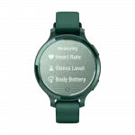 Смарт-годинник Garmin Lily 2 Active Jasper Green з Jasper Green зеленим силіконовим ремінцем