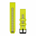 Ремінець QuickFit 22 мм, Amp Yellow/Graphite жовтий/темно-сірий силіконовий