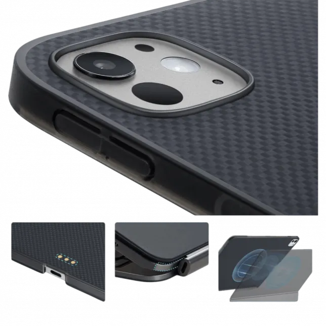 Чохол Pitaka MagEZ Case 2 Plain Black/Grey for iPad Pro 13" M4/M5