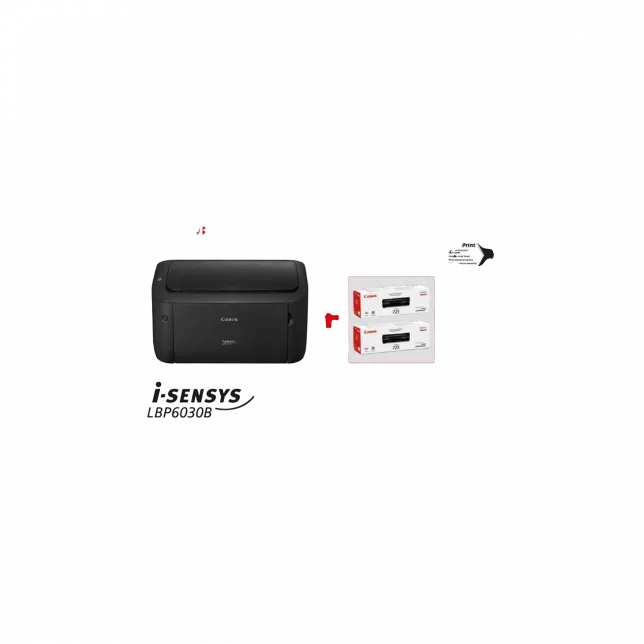 Принтер А4 Canon i-SENSYS LBP6030B (бандл з 2 картриджами)