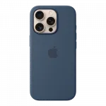 Чохол Apple Silicone Case with Magsafe для iPhone 16 Pro (Denim)
