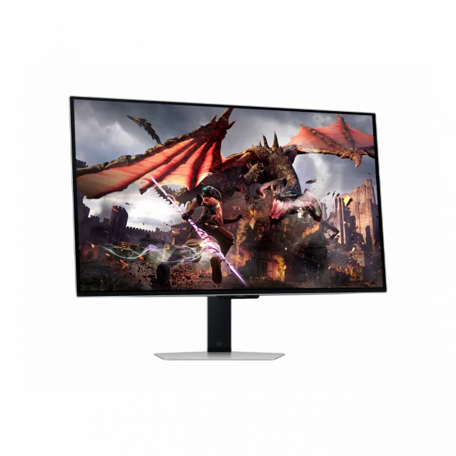 Монітор Samsung 32" Odyssey G80SD HDMI, DP, USB, Bluetooth, OLED, 3840x2160, 240Hz, 0.3ms, G-Sync Compatible