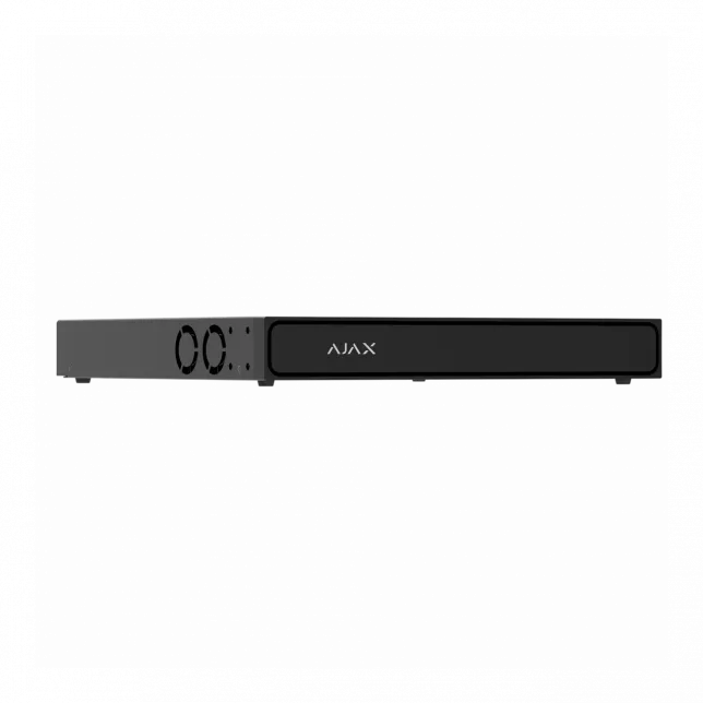 Мережевий відеореєстратор Ajax NVR H2D8PAC 8 black, HDMI 4K, 2 HDD, 8 PoE, 8 каналів, чорний, 140912.122.BL1