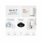 Система WiFi-Mesh TP-LINK Deco BE25 BE5000, 2x2.5GE LANWAN,  1мод, зовнішня