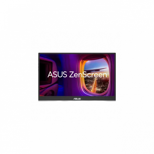 Монітор портативний Asus 15.6" ZenScreen MQ16AHE mHDMI, USB-C, OLED, 1ms, DCI-P3 100%, HDR10, Cover