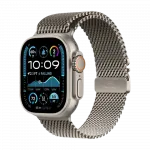 Apple Watch Ultra 2 49mm GPS + LTE Titanium Case with Natural Titanium Milanese Loop Medium