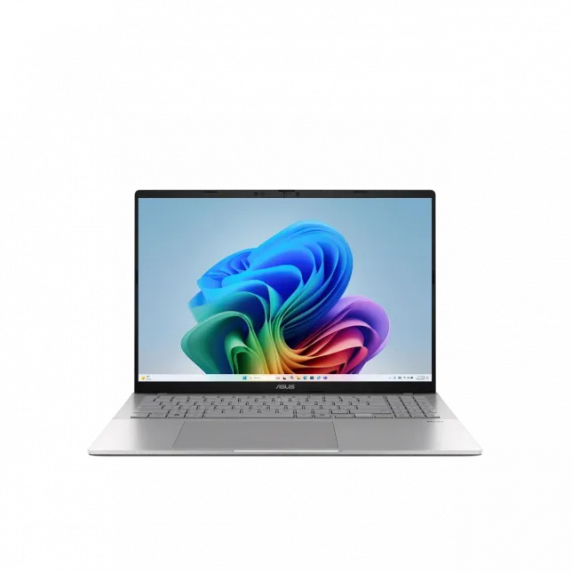 Ноутбук ASUS Vivobook S16 S3607QA-SH043W 16" WUXGA OLED, Qualcomm X X1 26 100, 16GB, F512GB, UMA, Win11, Сріблястий
