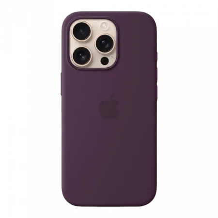 Чохол Apple Silicone Case with Magsafe для iPhone 16 Pro Max (Plum)