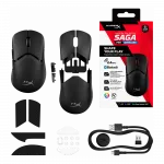 Миша HyperX Pulsefire SAGA PRO, RGB, USB-A/WL/BT, чорний