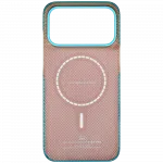 Чохол Pitaka Edge Ultra-Slim Glints of Gold Lucid Blue для iPhone 18 Pro Max/17 Pro Max