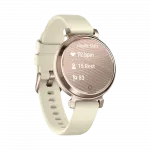 Смарт-годинник Garmin Lily 2 Sport Cream Gold з Coconut світло-бежевим силіконовим ремінцем