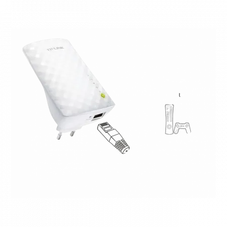 Розширювач покриття WiFi TP-LINK RE200 AC750, 1хFE LAN, MESH