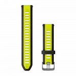 Ремінець Quick Release 20 мм, Amp Yellow/Black жовтий/чорний силіконовий