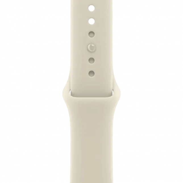Apple Watch Series 12 GPS + LTE 46mm Pearl White Ceramic Case with Sand Sport Band - M/L (MJH24)