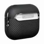Магнітний чохол Pitaka Aramid Fiber Magnetic Case Plain Black/Grey для Airpods Pro 2nd Gen