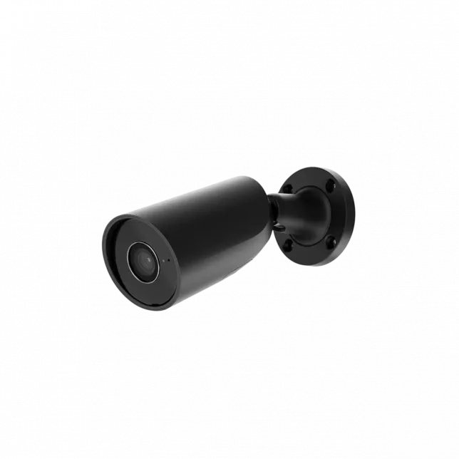 IP-Камера дротова Ajax BulletCam, 5мп, 4мм, Poe, True WDR, IP 65, ІЧ 35м, аудіо, кут огляду 75°до 85°, вулична, чорна