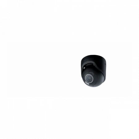 IP-Камера дротова Ajax TurretCam HL black, 8мп, 4мм, гібридне підсвічування IR 50м, білий Led 50м, Poe, True WDR, IP 65, ІЧ 50м, аудіо, 75° до 85°, купольна, чорна