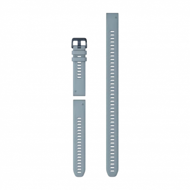 Ремінець QuickFit 20мм, Sea Foam сірий силіконовий (комплект з трьох частин)
