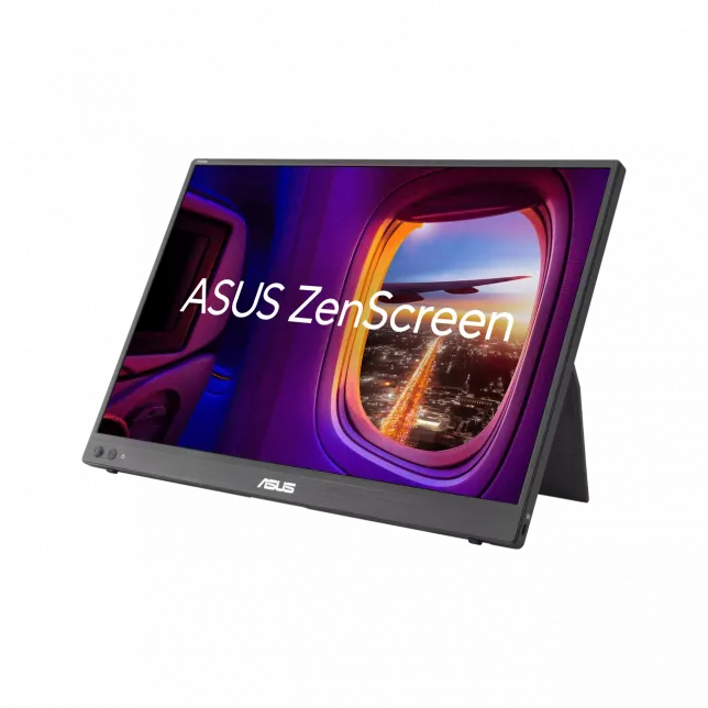 Монітор портативний Asus 16" ZenScreen MB16FC mHDMI, 2xUSB-C, Audio, IPS, 1920x1200, 16:10, 75Hz, Cover