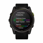 Смарт-годинник Garmin Enduro 3 51 мм з чорним нейлоновим ремінцем UltraFit