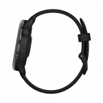 Смарт-годинник Garmin Vivoactive 6 Slate з Black чорним силіконовим ремінцем