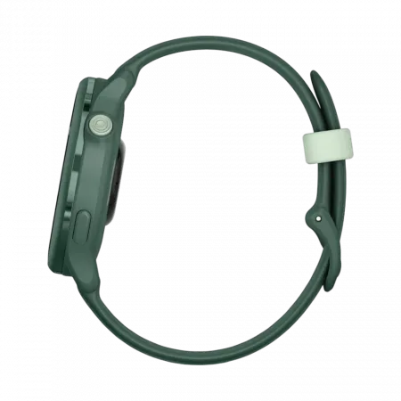 Смарт-годинник Garmin Vivoactive 6 Metallic Jasper Green з Jasper Green зеленим силіконовим ремінцем