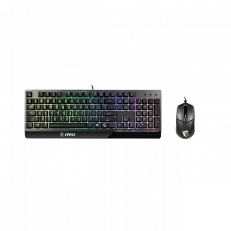 Комплект клавіатура та миша MSI Vigor GK30 COMBO UA USB, EN/UKR/RU, RGB, чорний