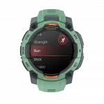 Смарт-годинник Garmin Instinct 3 45 мм, AMOLED Neotropic зелений з Neotropic зеленим силіконовим ремінцем