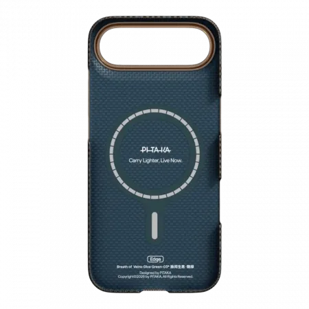 Чохол Pitaka Edge Ultra-Slim Breath of Veins для iPhone Air Dive Green