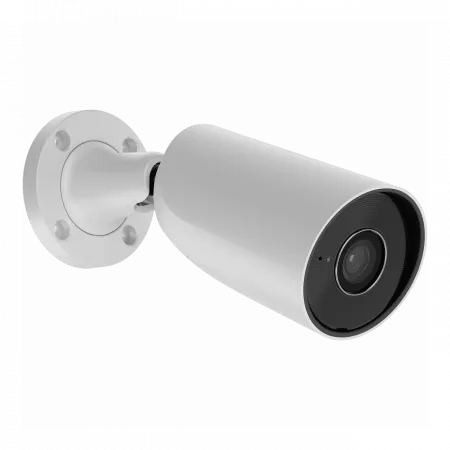 IP-Камера дротова Ajax BulletCam, 8мп, 2.8мм, Poe, True WDR, IP 65, ІЧ 35м, аудіо, кут огляду 100° до 110°, вулична, біла