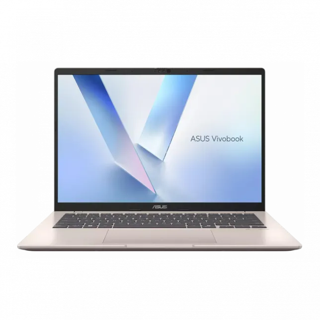 Ноутбук ASUS Vivobook 14 M1407KA-LY142 14" WUXGA IPS, AMD AI 5 330, 16GB, F512GB, UMA, NoOS, Золотистий