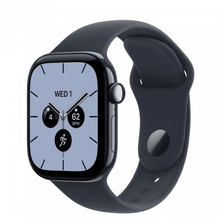 Apple Watch Series 12 GPS + LTE 42mm Night Blue Ceramic Case with Navy Blue Sport Band - M/L (MJH04)