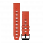 Ремінець QuickFit 22 мм, Flame Red червоний силіконовий