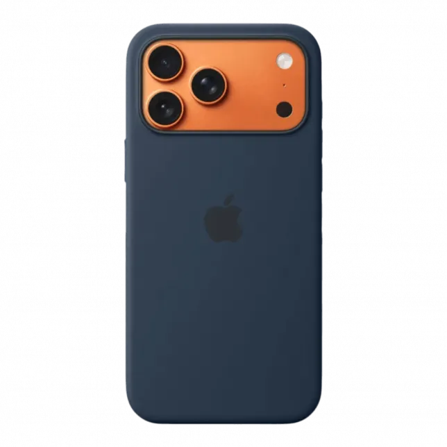Чохол Apple Silicone Case with Magsafe для iPhone 17 Pro Max (Midnight)