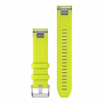 Ремінець QuickFit 22 мм, для MARQ Amp Yellow жовтий силіконовий