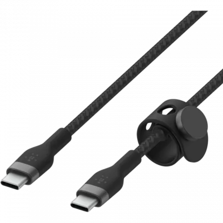 Кабель Belkin BRAIDED SILICONE USB-С-USB-С PVC 1m Black