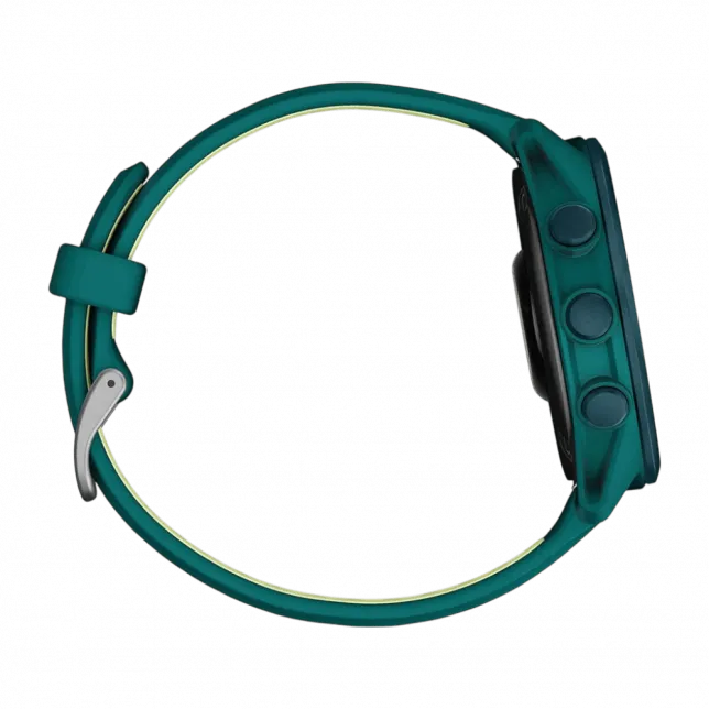 Смарт-годинник Garmin Forerunner 170 Music Teal Green зелений з Teal Green/Citron Band зеленим/жовтим силіконовим ремінцем