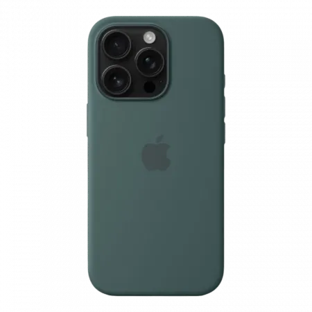 Чохол Apple Silicone Case with Magsafe для iPhone 16 Pro (Lake Green)