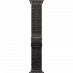 Apple Watch Ultra 4 GPS + LTE 49mm Black Titanium Case with Black Titanium Milanese Loop - Medium (MJAV4)