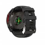 Смарт-годинник Garmin Fenix 8 51мм, MicroLED Sapphire, Titanium, Carbon Gray DLC з Black/Pebble Grey чорним/сірим силіконовим ремінцем
