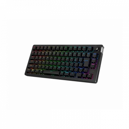 Клавіатура механічна HyperX Alloy Rise 75key, Red, USB-A/WL/BT, EN/UA, RGB, чорний
