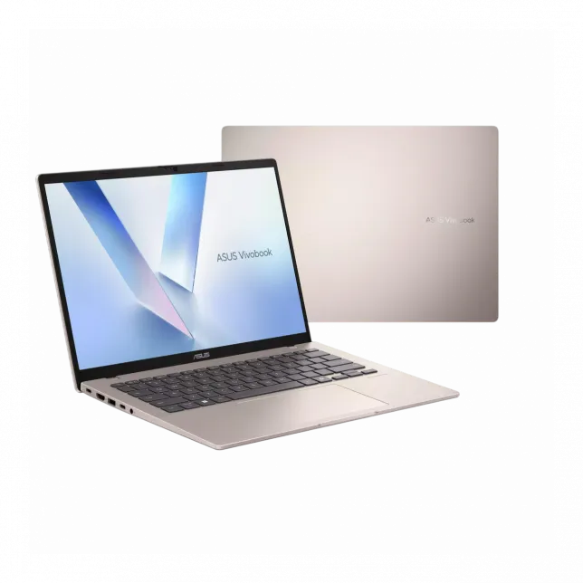 Ноутбук ASUS Vivobook 14 M1407KA-LY142 14" WUXGA IPS, AMD AI 5 330, 16GB, F512GB, UMA, NoOS, Золотистий