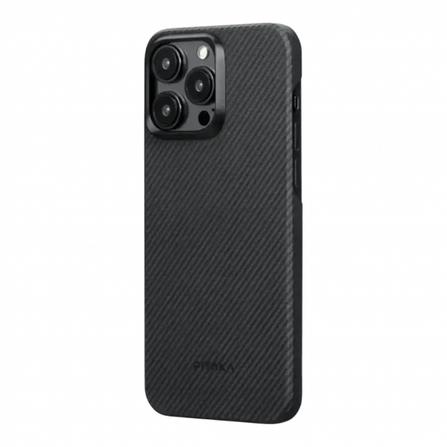 Чохол Pitaka MagEZ Case 4 Twill 600D for iPhone 15 Pro Max Black/Grey