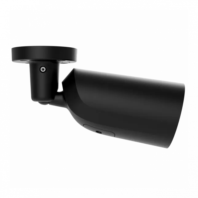 IP-камера дротова Ajax BulletCam HLVF 8 MP Black, 2.8–12 мм, PoE, True WDR, IP67, ІЧ 60 м, LED 40 м, аудіо, кут огляду 31° до 111°, вулична, чорна, 126278.217.BL1