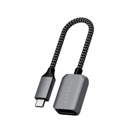 Перехідник Satechi USB-C to USB 3.0 Adapter Cable Space Gray