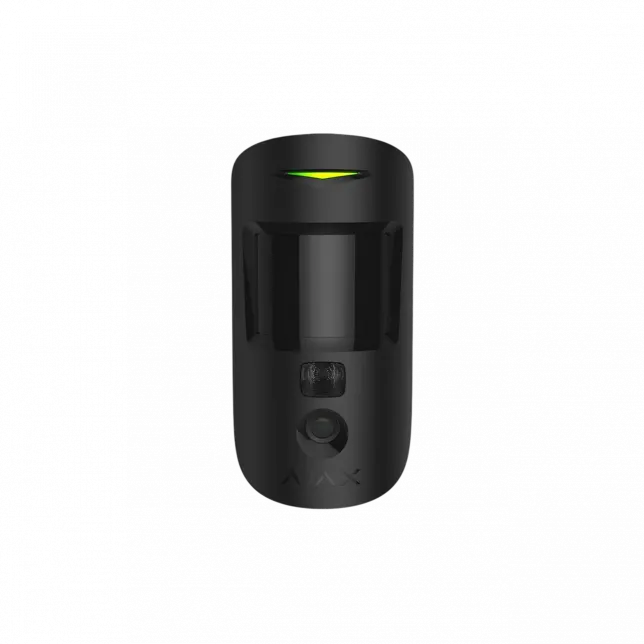 Датчик руху з покращеною фотофіксацією Ajax HDR MotionCam, Jeweller, бездротовий, чорний