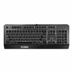 Клавіатура мембранна MSI Vigor GK20 UA 104key, USB-A, EN/UKR/RU, ColorLED, чорний