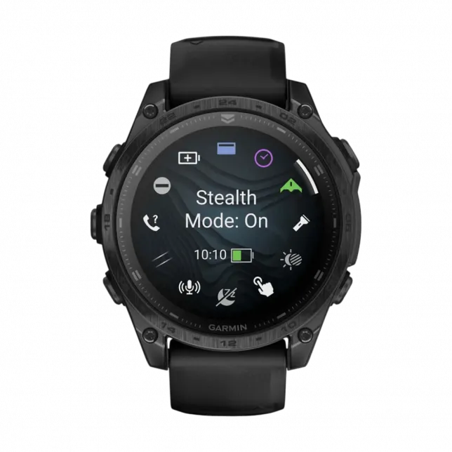 Смарт-годинник Garmin Tactix 8 47 мм AMOLED З балістичним калькулятором Applied Ballistics Ultralightght